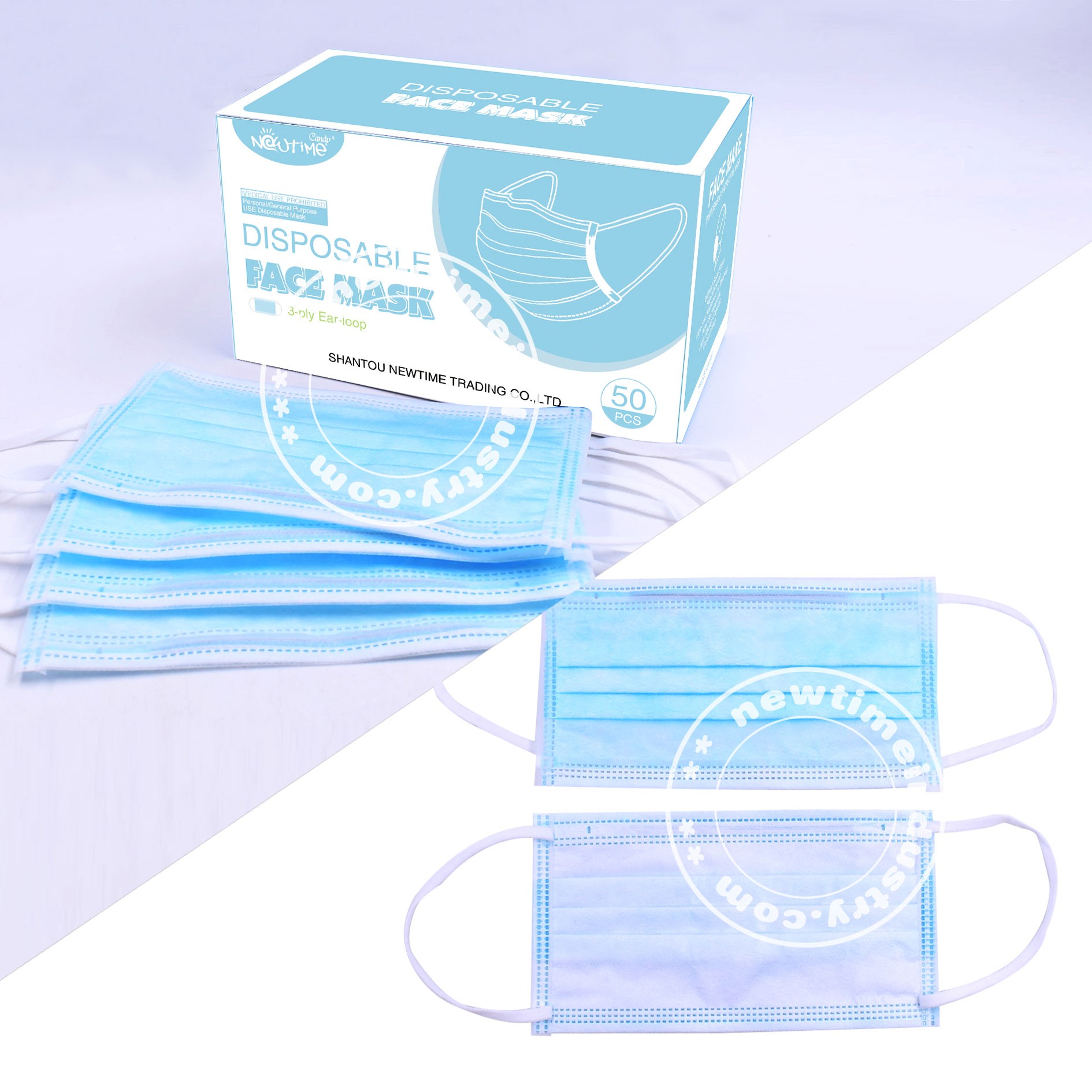 3 Ply Disposable Respirators Face Mask