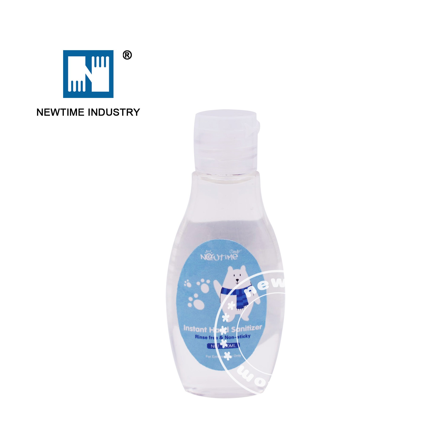 60ML Travel Size Moisturizing Hand Sanitizer with Alcohol